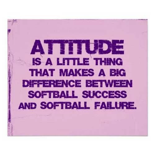 motivational-softball-qoutes-attitude-is-a-little-thing