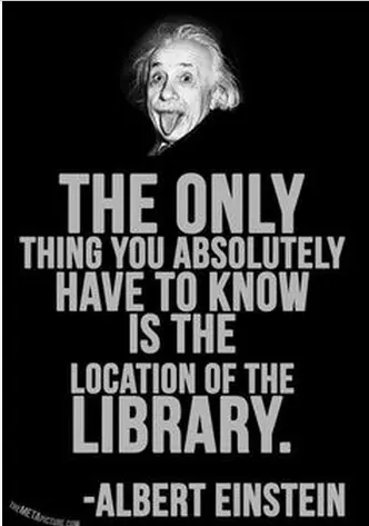 library-Einstein-Quotes