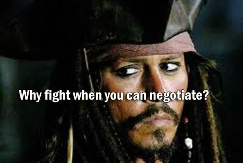 Meaningful Jack Sparrow Quotes | Why fight when you can negotiate
