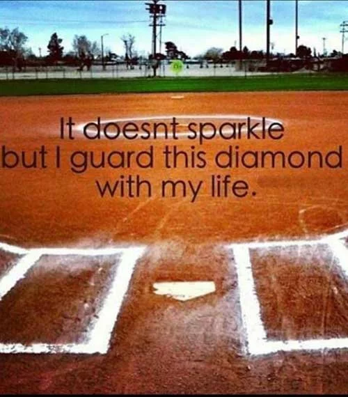 great softball quotes it doesnt sparkle but i guard